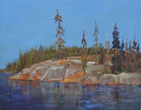 Visions West Gallery :: Bruce :: Rocks and Trees, Late August