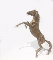 Visions West Gallery :: Bruce :: Rearing Horse, One of Kind 