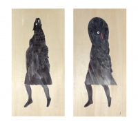 Visions West Gallery :: Bruce :: The Eagle Ladies II (diptych)