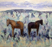 Visions West Gallery :: Bruce :: Sagebrush Horses #5