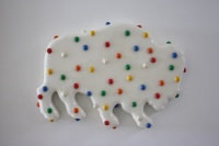 Visions West Gallery :: Bruce :: White Animal Cookie