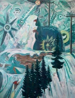 Visions West Gallery :: Bruce :: Night Skiing (did you hear that ?)