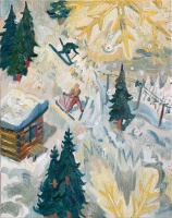 Visions West Gallery :: Bruce :: Study for Spectacular Slopes