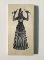 Visions West Gallery :: Bruce :: The Eagle Lady with Snakes