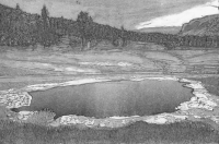 Visions West Gallery :: Bruce :: Simulation: Conundrum Hot Springs