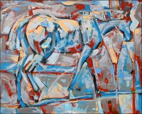 Visions West Gallery :: Bruce :: Blue Horse