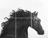 Visions West Gallery :: Bruce :: Portrait (after Stubbs and Anon.)